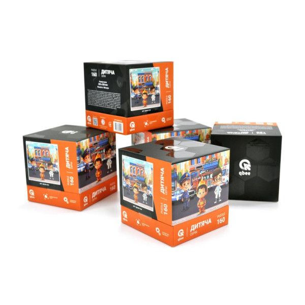 Пазли qbee "Суперпрофесії" 160 елементів QB500-004