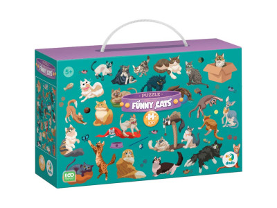 Пазл DoDo «Кумедні коти» 100 елементів 300626