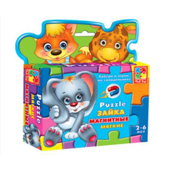 Магнітні пазли "Зайчик" VT1504-13 Магнітні пазли "Зайчик" VT1504-13