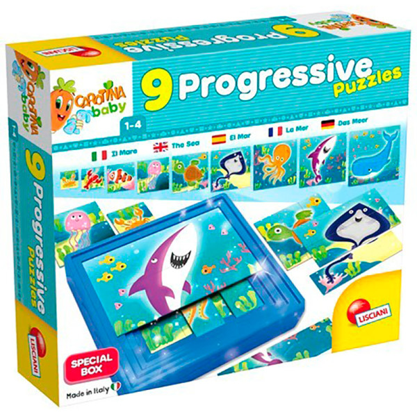 58457 Ігровий набір Baby 9 Progressive (9 пазлiв Море на ступенях) 58457 58457 Ігровий набір Baby 9 Progressive (9 пазлiв Море на ступенях) 58457
