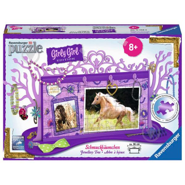 Дрібнички для панночок RAVENSBURGER RSV-120680 Пазл 3D Girly Girl. Підста 120680