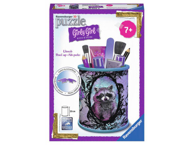 Пазл 3D Ravensburger Girly Girl. Підставка для олівців Тварини 54 елементі RSV-120789 Пазл 3D Ravensburger Girly Girl. Підставка для олівців Тварини 54 елементі RSV-120789