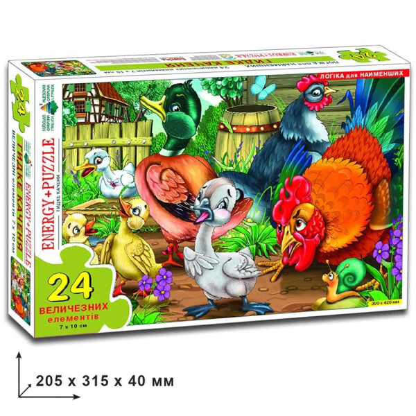 Пазл 24 ел. "Гидке каченя" в кор. Ен.2159 Пазл 24 ел. "Гидке каченя" в кор. Ен.2159