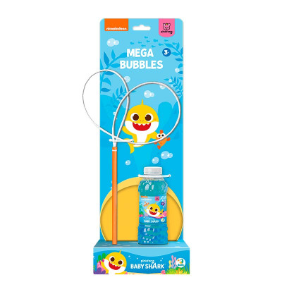 Бульбашки мильні Dodo «Mega Bubbles з тарілкою. Baby Shark» 450 мл 200515
