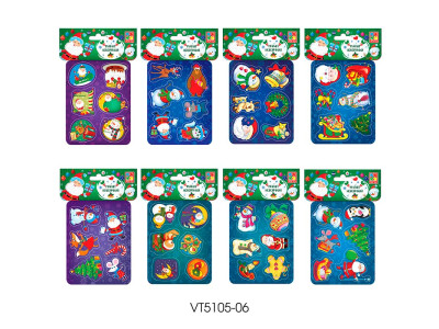 Набір магнітів Vladi Toys Новорічний декоративно-сувенірний VT5105-06