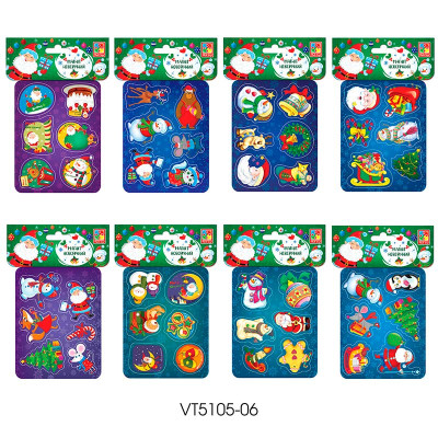 Набір магнітів Vladi Toys Новорічний декоративно-сувенірний VT5105-06