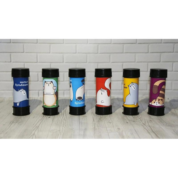 Мильні бульбашки Кішки 60мл - 1 ящик /288 шт K-0105 Мильні бульбашки Кішки 60мл - 1 ящик /288 шт K-0105