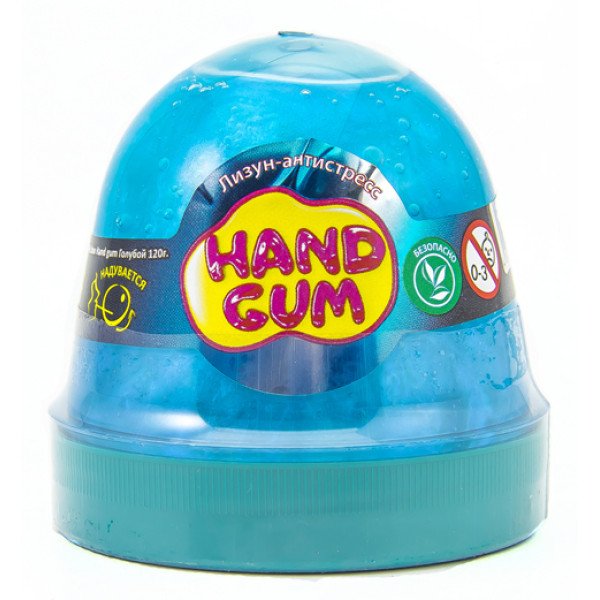 Лизун-антистрес ТМ Mr.Boo Hand gum "Блакитний" 120 г. 80099