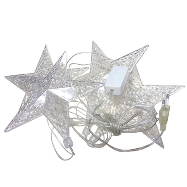 Електрогірлянда-штора "Зірки" 40 ламп 50 см 220В 50Гц NYA170013