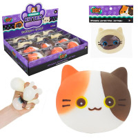 Іграшка Антистрес Сквіш YabbaDabba котик 8 см YD2562_Orange