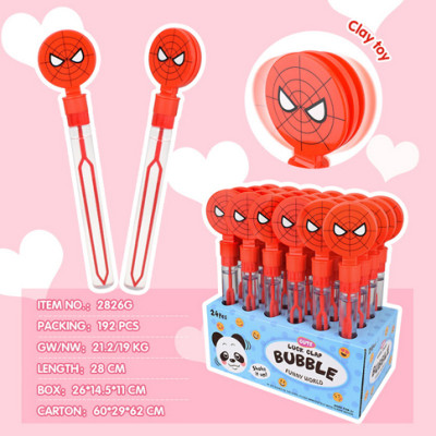 Мильні бульбашки Spiderman у коробці 2826G
