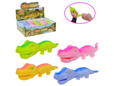 Антистрес тягучка динозавр з піском 19 см K6411