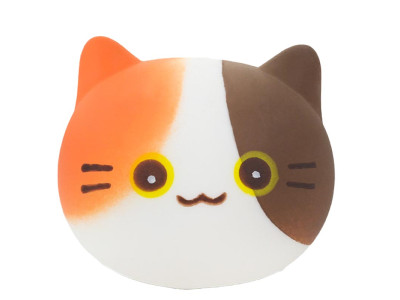 Іграшка Антистрес Сквіш YabbaDabba котик 8 см YD2562_Orange