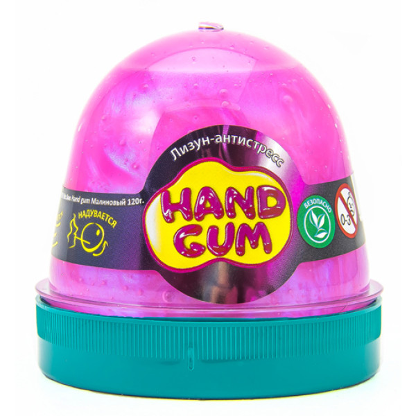 Лизун-антистрес ТМ Mr.Boo Hand gum Малиновий 120 г. 80104 Лизун-антистрес ТМ Mr.Boo Hand gum Малиновий 120 г. 80104