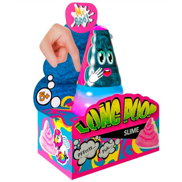 Іграшка Лізун-антистрес ТМ Mr.Boo Long Shine Poop 250 мл 80115