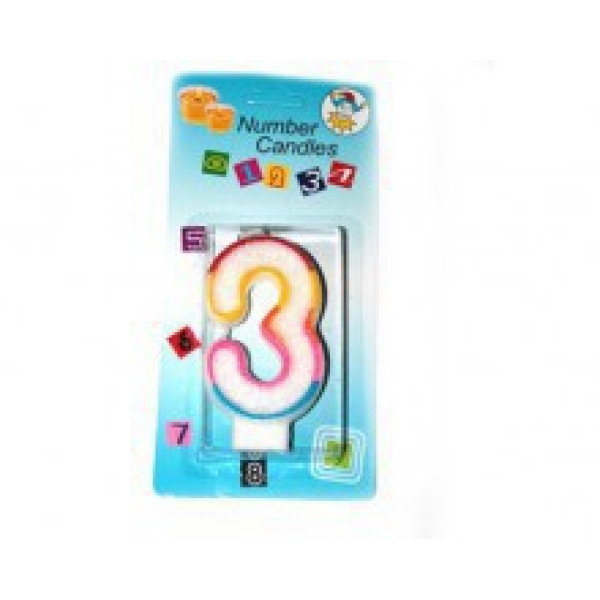 Свічки-цифри №3