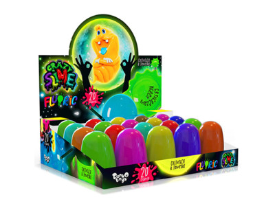 Слайм Danko Toys "Crazy Slime" Fluoric в колбі SLM-FL-01-01U