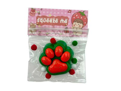 Лапка антистрес зелена з червоним st-10 Лапка антистрес зелена з червоним st-10