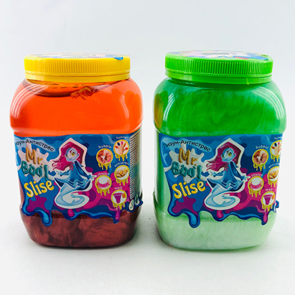 Лизун-антистрес ТМ Mr.Boo зі слайсами у відрі 1000г 80049