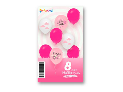 Набір повітряних кульок FunMi "Make a wish" 8 штук 22794