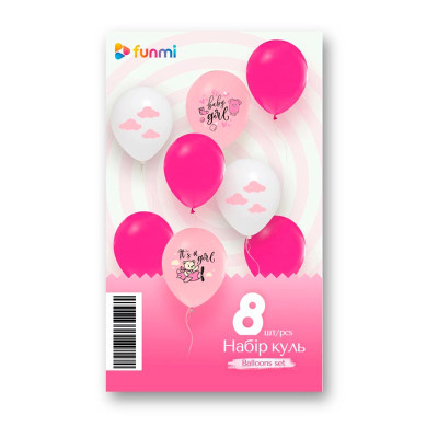 Набір повітряних кульок FunMi "Make a wish" 8 штук 22794