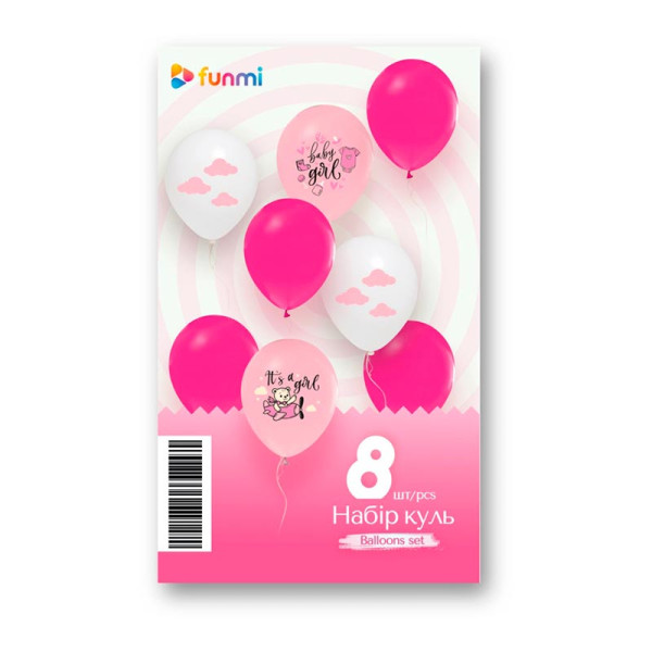 Набір повітряних кульок FunMi "Make a wish" 8 штук 22794