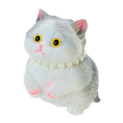 Антистрес Таба котик 14 см C2871_Gray