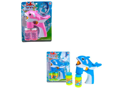 Пістолет "Дельфінчик" з мильними бульбашками на батарейках 9618-4