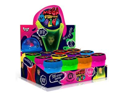 Слайм Danko Toys "Mega Stretch Slime" 200 г SLM-10-01U Слайм Danko Toys "Mega Stretch Slime" 200 г SLM-10-01U