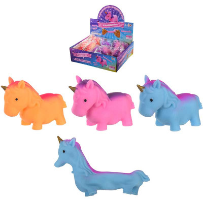 Антистрес-тянучка єдинороги 3 кольори 12 шт. у дисплей боксі - 24*18*7 см AN6714 Антистрес-тянучка єдинороги 3 кольори 12 шт. у дисплей боксі - 24*18*7 см AN6714