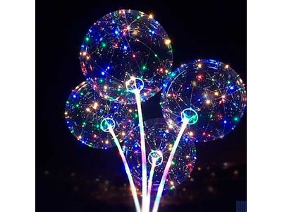 Куля надувна що світиться на зеленій паличці K Green