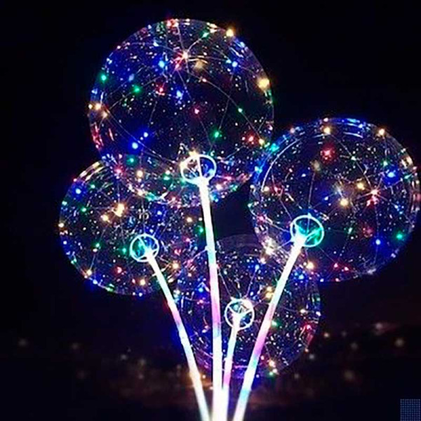 Куля надувна що світиться на зеленій паличці K Green