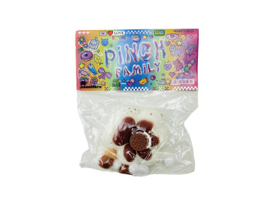 Сквіш Лапка-антистрес біло-коричнева st-71 Сквіш Лапка-антистрес біло-коричнева st-71