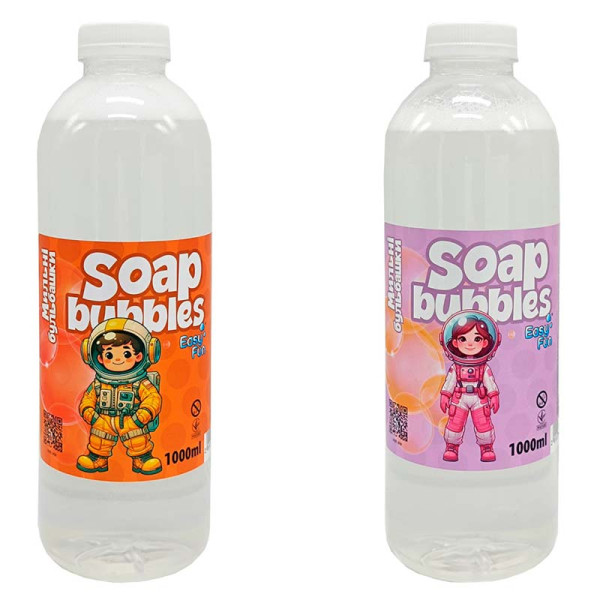 Мильні бульбашки Easy Fun класичні 1000 мл 70701-EF Мильні бульбашки Easy Fun класичні 1000 мл 70701-EF