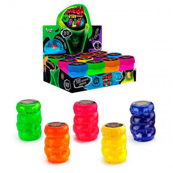 В'язка маса "Mega Stretch Slime" 200г. рос. SLM-10-01 В'язка маса "Mega Stretch Slime" 200г. рос. SLM-10-01