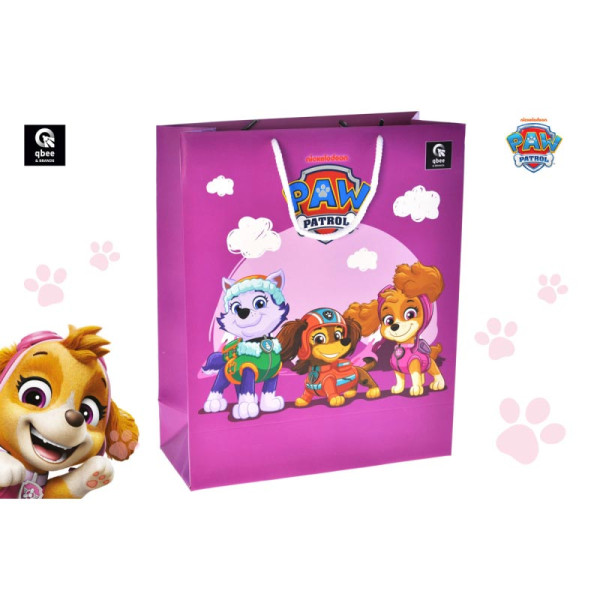 Подарунковий пакет qbee "Щенячий Патруль: Команда дівчат" паперовий M QB004-104 Подарунковий пакет qbee "Щенячий Патруль: Команда дівчат" паперовий M QB004-104