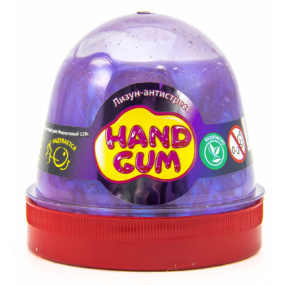 Лизун-антистрес ТМ Mr.Boo Hand gum Фіолетовий 120 г. 80097