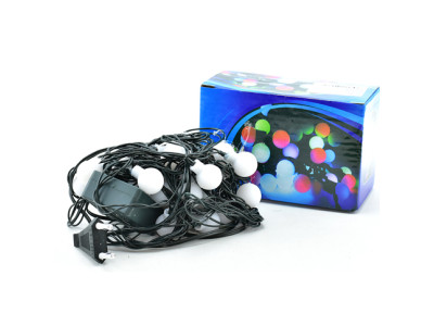 Електрогірлянда LED НЕОН "Кулі" 18мм 25 ламп 65м 220В 50Гц NYA200088