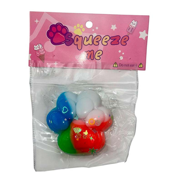 Лапка антистрес різнобарвна st-7 Лапка антистрес різнобарвна st-7