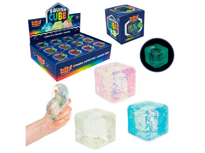 Іграшка-антистрес Squish Cube Glow світиться в темряві 5.5 см 2561 YD ч Іграшка-антистрес Squish Cube Glow світиться в темряві 5.5 см 2561 YD ч