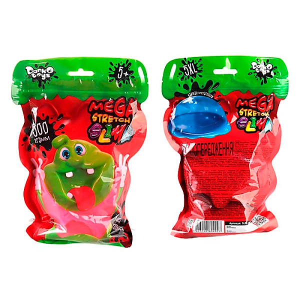 Слайм Danko Toys "Mega Stretch Slime" 500 г SLM-12-01U Слайм Danko Toys "Mega Stretch Slime" 500 г SLM-12-01U