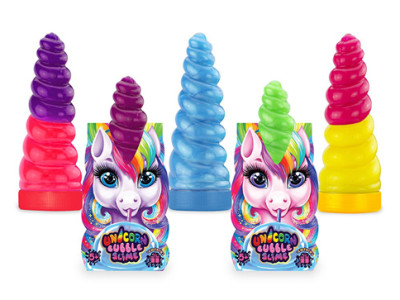 Слайм Danko Toys "Unicorn Bubble Slime" рідкий лизун UNS-01-01U
