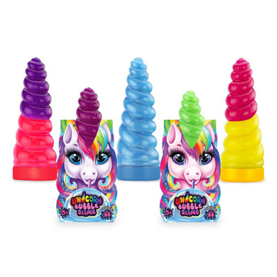 Слайм Danko Toys "Unicorn Bubble Slime" рідкий лизун UNS-01-01U