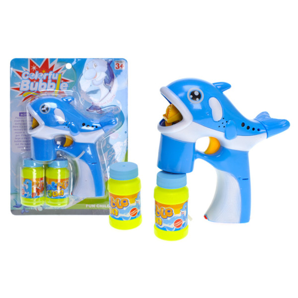 Пістолет з мильними бульбашками "Дельфінчик" на батарейках 9618-4