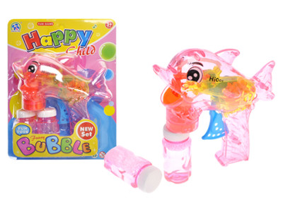 Пістолет з мильними бульбашками "Дельфінчик" на батарейках на блістері 195 3333B