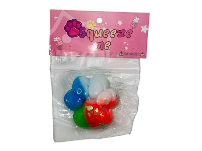 Лапка антистрес різнобарвна st-7 Лапка антистрес різнобарвна st-7