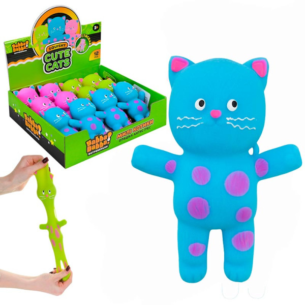 Антистрес YabbaDabba коти з піском 14 см YD2625_Blue