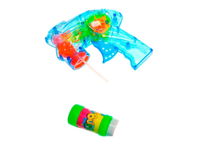 Пістолет з мильними бульбашками механічний 3F-1_Blue