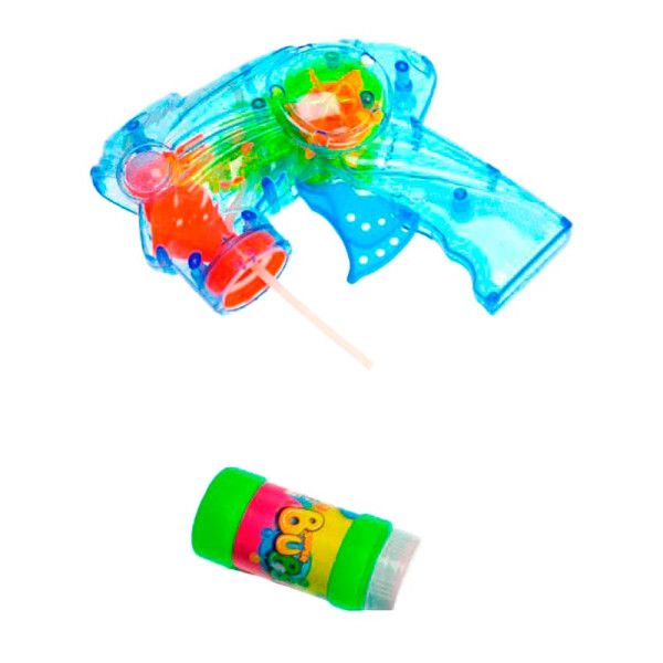 Пістолет з мильними бульбашками механічний 3F-1_Blue