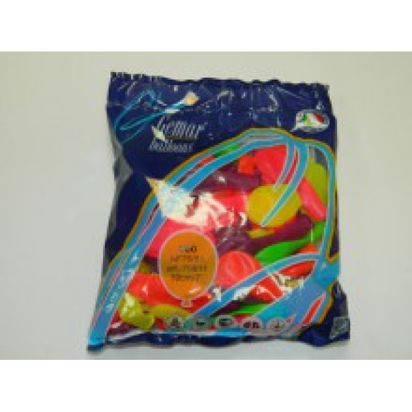 Надувні кульки 7" неон асорті AF70